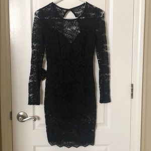 BRAND NEW Beautiful black lace dress